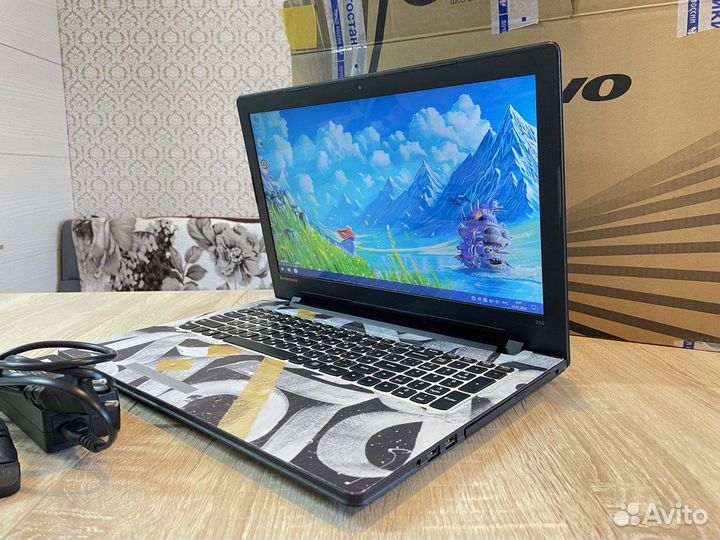 Игровой ноутбук Lenovo на i5-6gen+SSD+2видюхи
