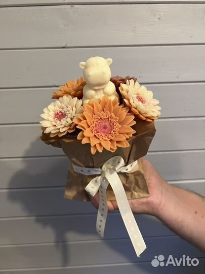Букет цветов из мыла