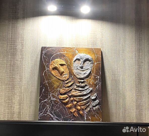 Панно из гипса