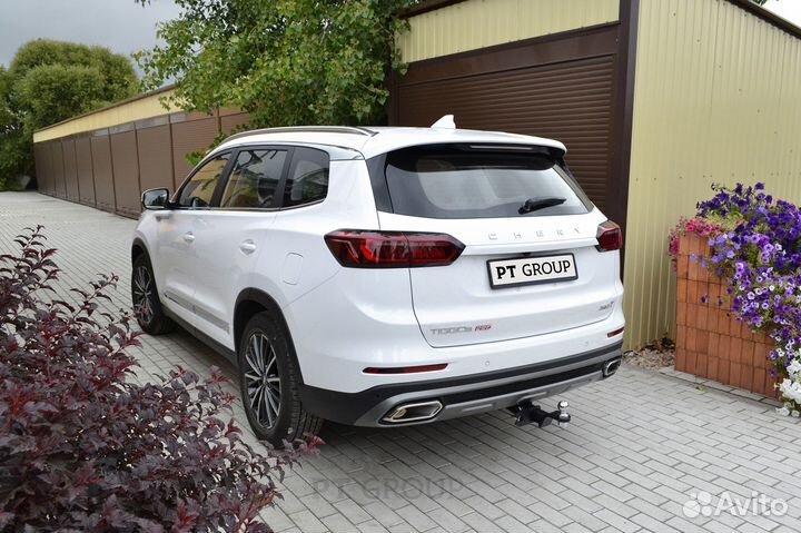 Фаркоп для Тигго 8 Про, американский квадрат