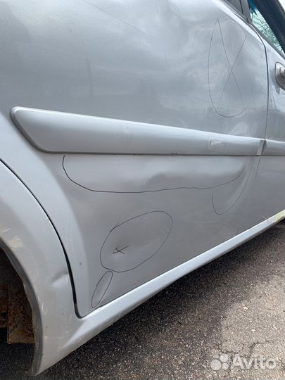 Дверь задняя правая chevrolet lacetti