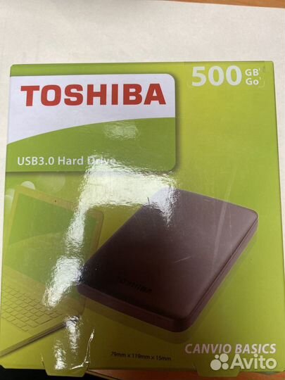 Внешний жесткий диск 500 гб Toshiba Canvio Ready