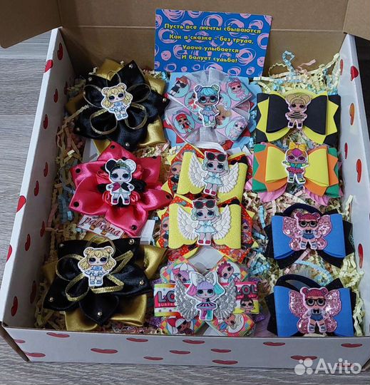 Резиночки для волос в подарочной упаковке