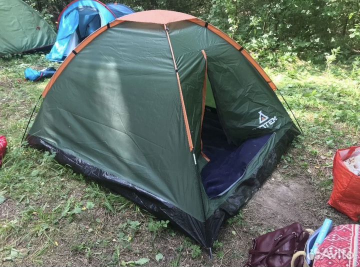 Палатка туристическая totem Summer 3 (V2) 3 места