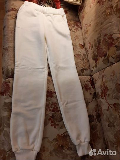 Женские спортивные утеплённые брюки