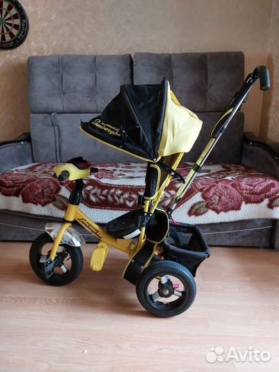 Детский трехколесный велосипед Lamborghini