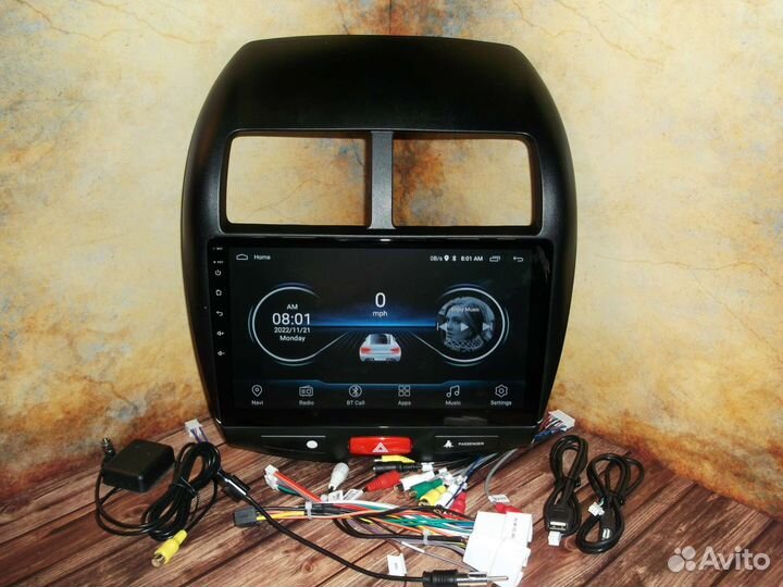 Магнитола Mitsubishi ASX Android GPS WiFi