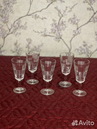 Рюмки хрусталь СССР