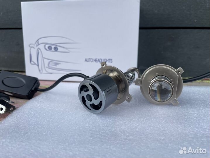 Светодиодные лампы Lenses AHL H4 Мини 6000lm 30W