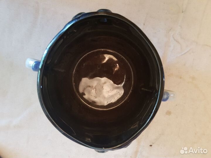 Ваза горшок малая с ручками вкз -1,2 л