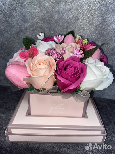 Букет в коробке