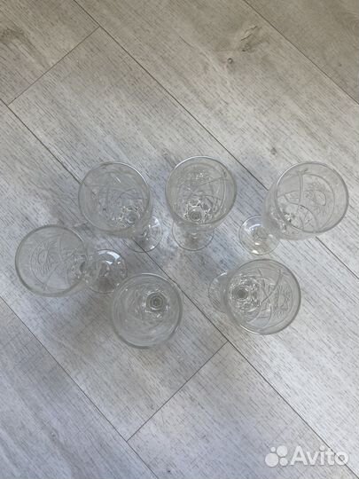 Хрустальные бокалы СССР