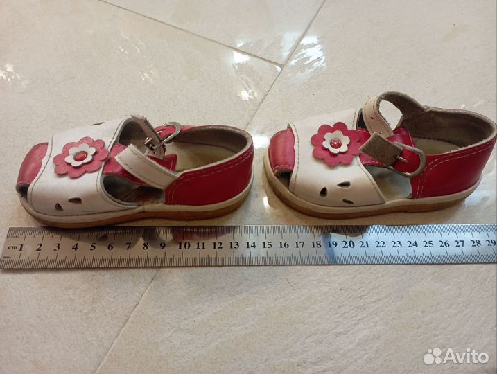 Сандалики для девочки размер 18