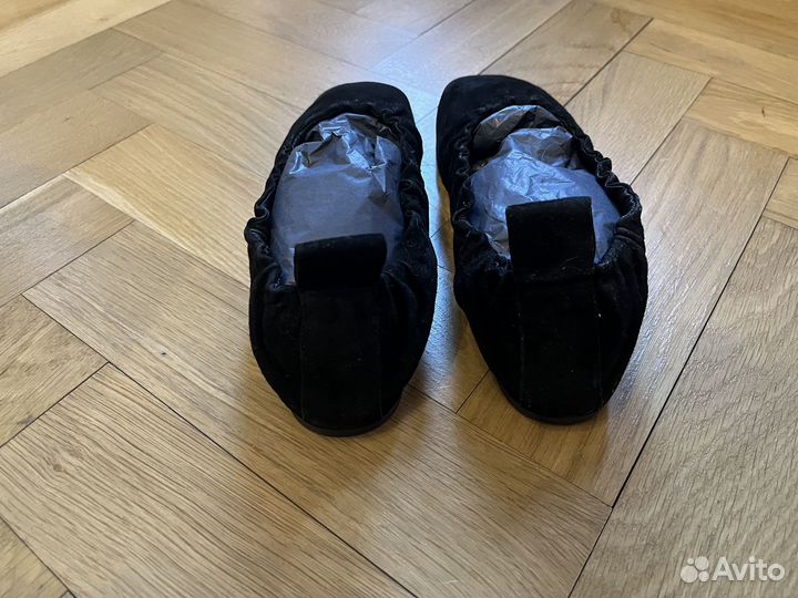 Балетки натуральная замша H&M premium 38 eur