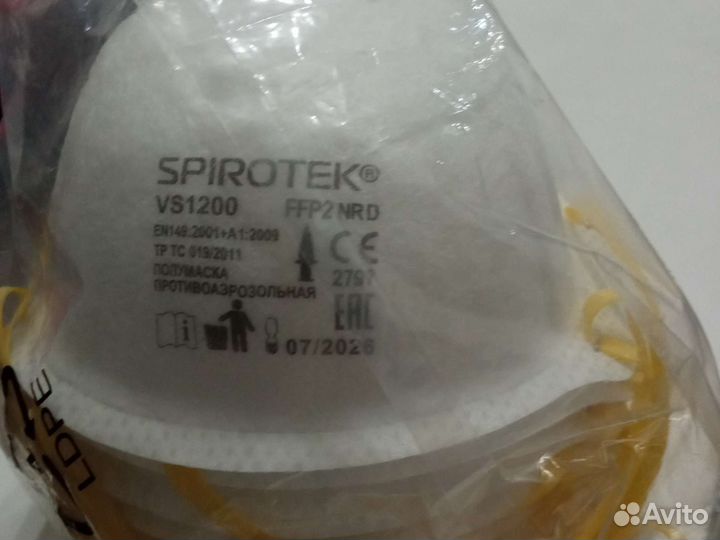 Маска респиратор фильтрующая