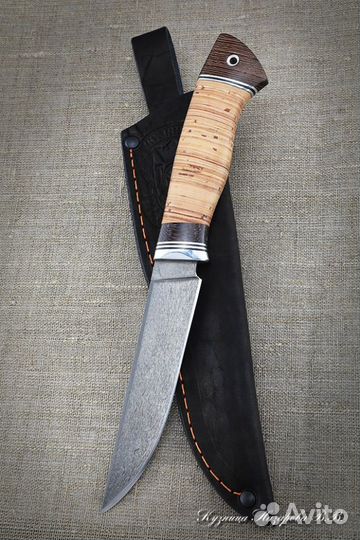 Нож Ирбис-2 Х12мф береста