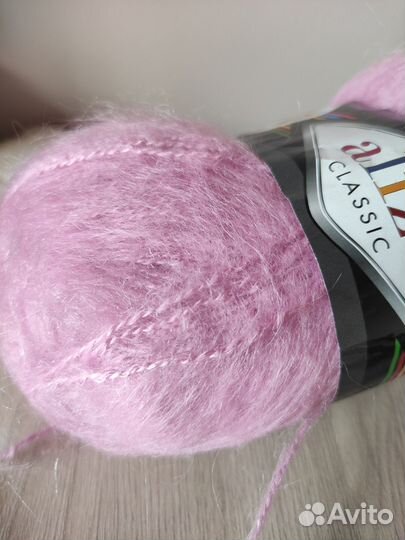 Пряжа нитки для вязания Ализе мохер