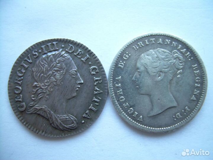 Великобритания и колонии : Африка,Азия др. серебро