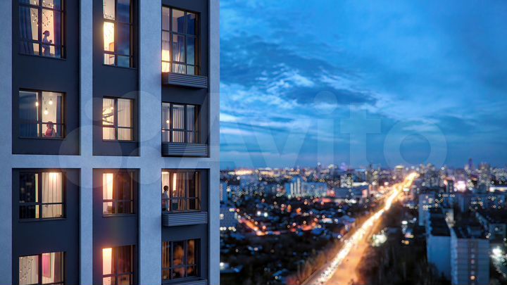 2-к. квартира, 59,7 м², 22/32 эт.