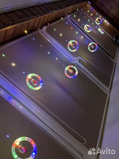 Гирлянда штора 