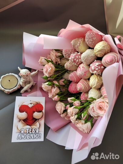 Букет из клубники в шоколаде