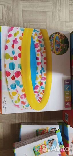 Детский надувной бассейн intex