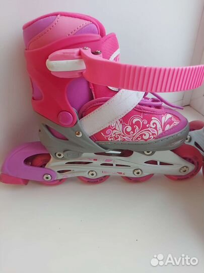 Роликовые коньки детские раздвижные