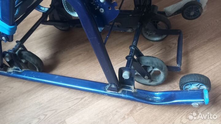 Санки коляска Ника 7-2 меховые 6 колес отл.сост