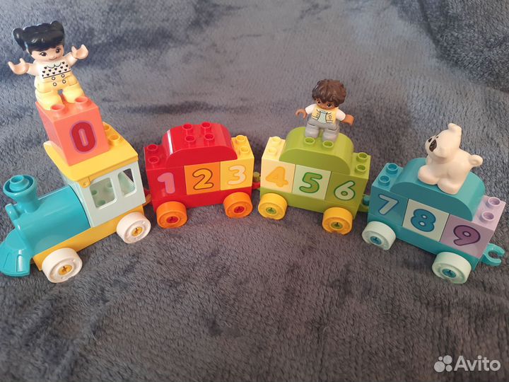 Lego duplo паровозик