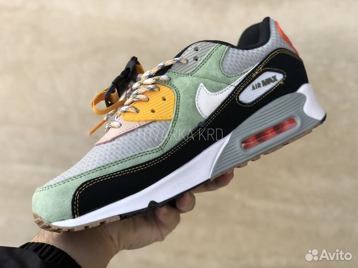 Кроссовки Nike Air Max 90 Buckle Spiral Sage