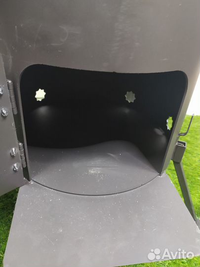 Казан чугунный с печкой 3мм