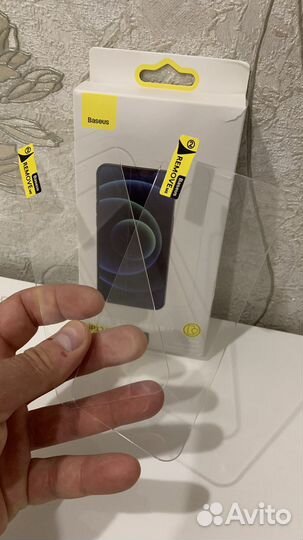 Защитное стекло iPhone 12 и 12 PRO baseus