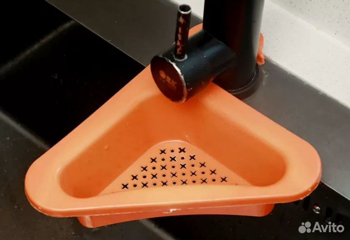 Органайзер для мойки на кухне. Контейнер для губок