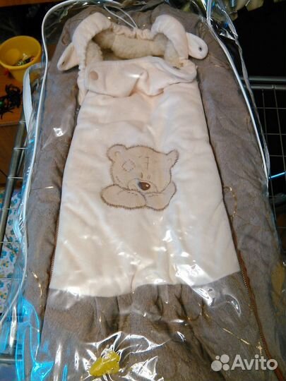 Конверт из овечьей шерсти осень-зима