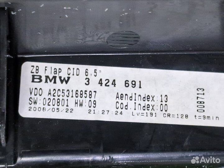 Дисплей информационный Bmw X3 E83