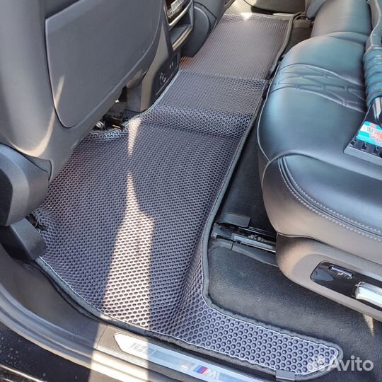 Комплект EVA ковриков на BMW X7 с бортами