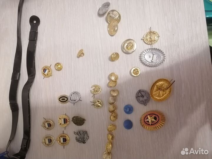 Фурнитура для военной формы, кокарда, петлички