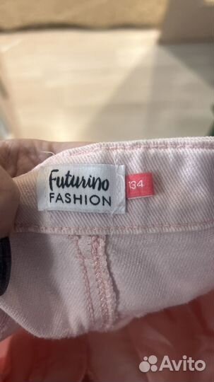 Джинсы на девочку 134