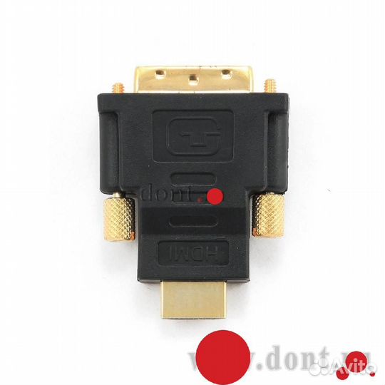 Адаптер, переходник Gembird A-hdmi-DVI-1 19M/25M П