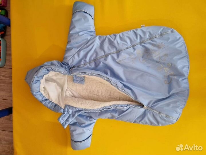 Зимний конверт в коляску