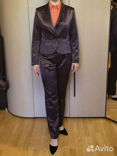 Офисный Брючный костюм женский 46 48 Burvin