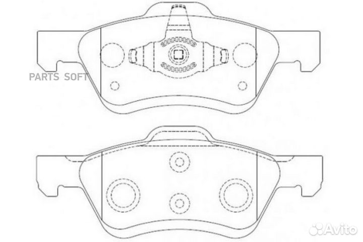 SB nagamochi BP51071 Колодки тормозные