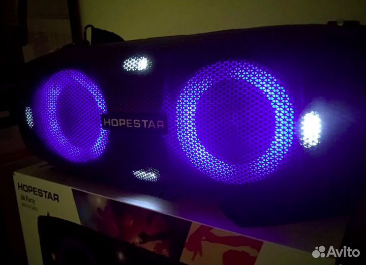 Колонка Hopestar A6 Party Диско + Басы + Подсветка