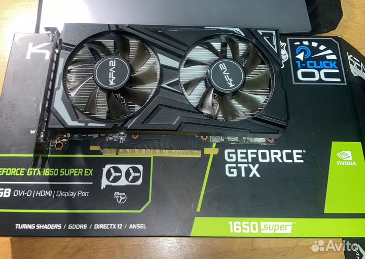 Видеокарта KFA2 GTX 1650 super 4 GB