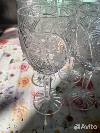 Фужеры хрустальные СССР