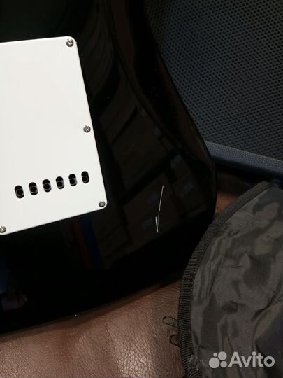 Электро гитарный набор новый (гитара с царапиной)