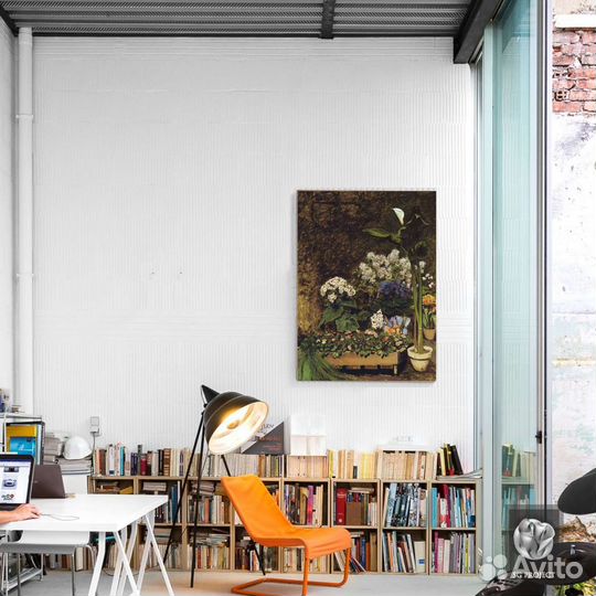 Живописная картина маслом на холсте. Ренуар