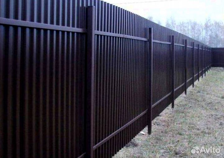 Забор из профнастила