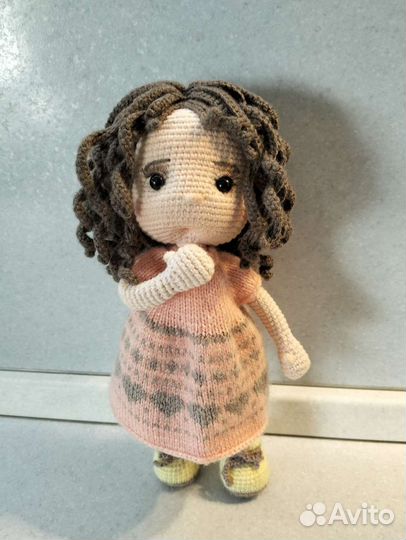 Кукла вязаная ручная работа