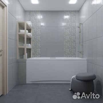 Ванна обрезная прямоугольная Тритон акриловая Алекса 1700х750х590 мм (Щ0000049164). (без монтажного